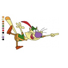 Nature Cat 04 Embroidery Design